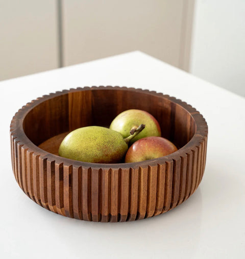 Saladier bois d’acacia | 26 cm