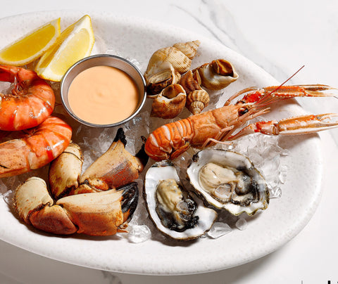 Plat à Servir ALTA – 40,5 x 27 cm | Grès Blanc Moucheté