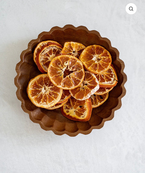 Plat LOTUS en bois d’acacia