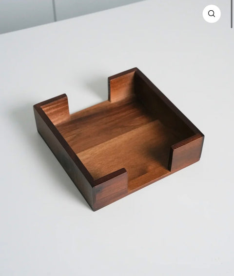 Porte-serviettes en bois d'Acacia