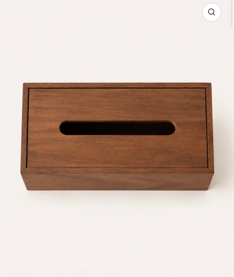 Boîte à mouchoirs en bois d’Acacia