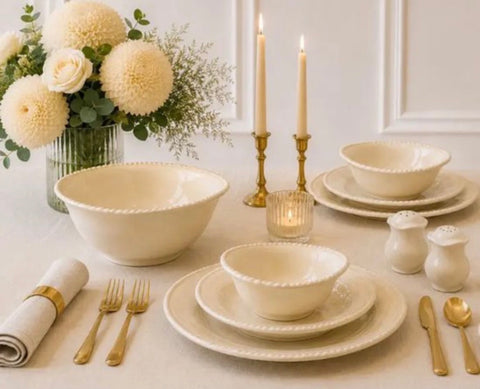 Service à dîner 27 pcs - PEARL BEIGE
