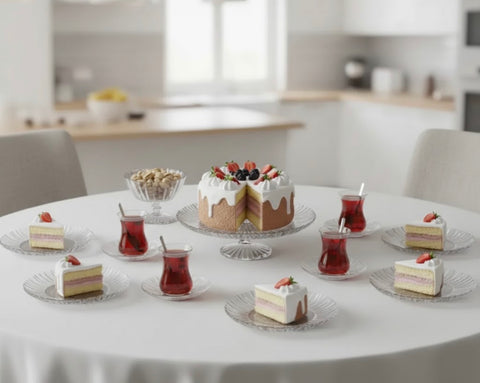 Ensemble de gâteau de 20 pièces Pasabahce Aurora