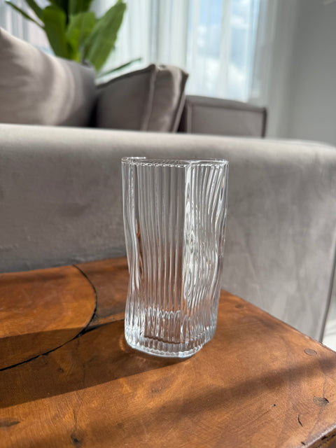 ICE RIFFLE – Verres Design Ondulés (200ml ou 250ml)