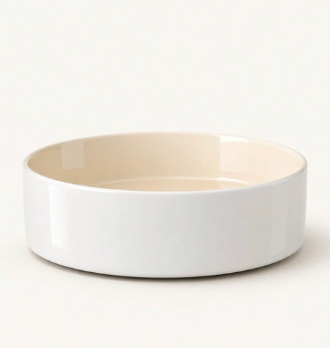 Saladier Noa Beige Blanc