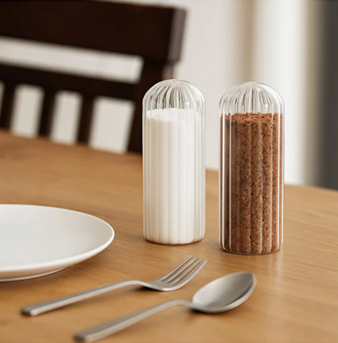 Duo Salière & Poivrier en Verre Soufflé