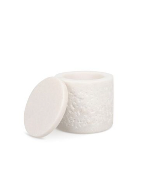 Pot à Sel ou Épices White Marbliss – 7 x H7 cm