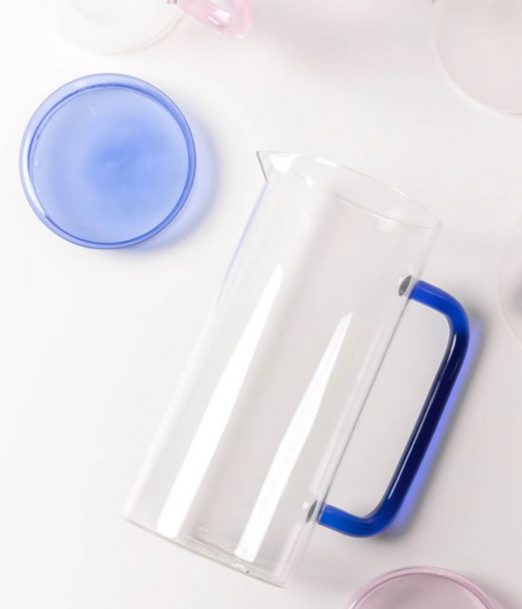 Carafe Cruse BLUE  – 1,2 L – Verre Borosilicate