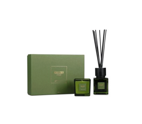 Coffret Parfumé GALLERY FOREST – Bougie & Diffuseur Monoï Solaire