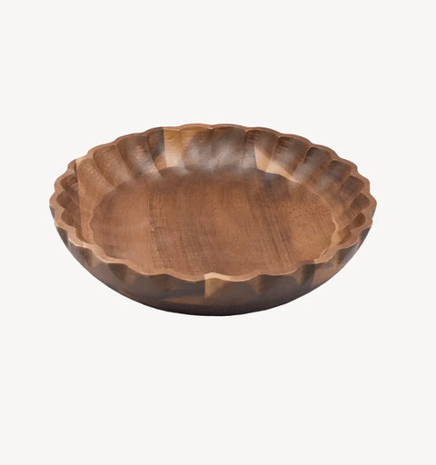 Plat LOTUS en bois d’acacia