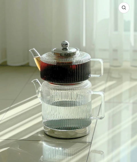 Théière RIFFEL XL en Verre – 3L de Pure Élégance pour vos Moments Thé