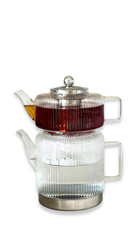 Théière RIFFEL XL en Verre – 3L de Pure Élégance pour vos Moments Thé