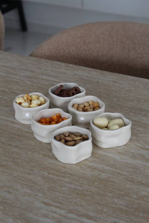 Coupelles Ice Cube porcelaine