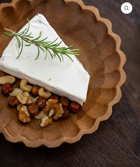 Plat LOTUS en bois d’acacia