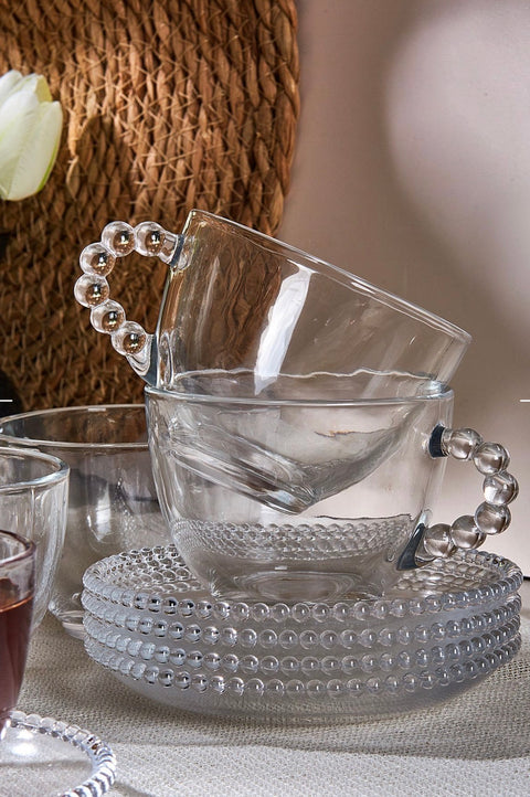 Tasse à thé ou café en verre GIRONA 200ml pour 6 - 12 pièces