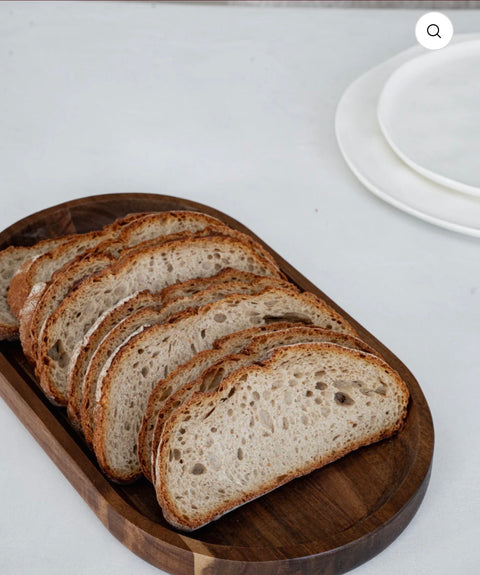 Plateau Ovale Lumo Acacia