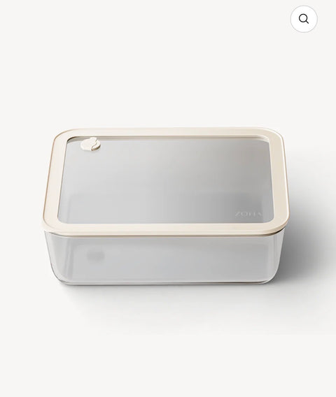 Boîte de conservation ZOHA Beige Transparent