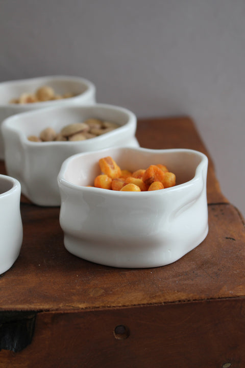 Coupelles Ice Cube porcelaine