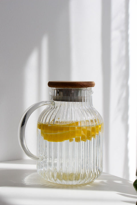 Pack "Fusion Élégante" – 1 Carafe en Verre et 6 Verres
