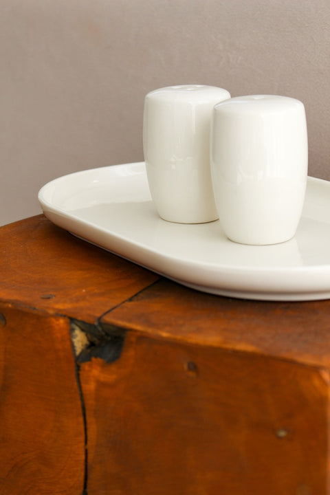 Service à Dîner LIYA – 27 Pièces – Porcelaine Blanche Épurée