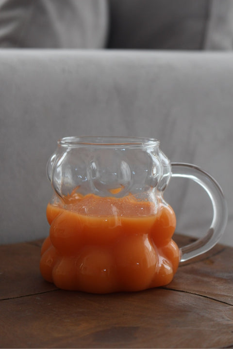 Tasses "Grappe" en verre (Lot de 2)
