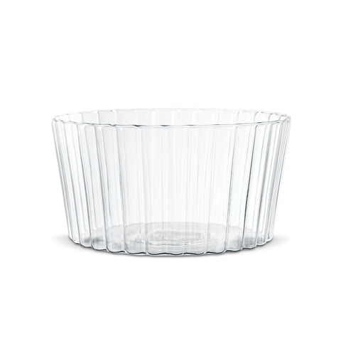 Saladier en verre borosilicate LINEA — Ø 21,5 cm