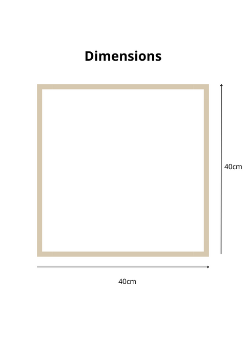 Beige cloth napkin - 6 pieces