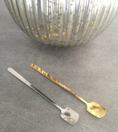 Lot de 6 Cuillères en Acier – Finition Silver 14,5 cm