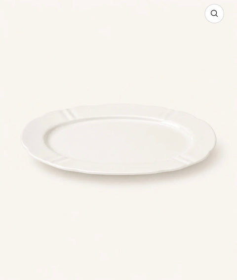 Assiette de service ovale Plain - Ena Home