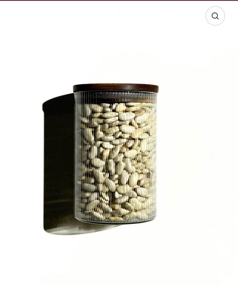 Bocaux hermétiques en verre & bois – 12 pcs - Ena Home