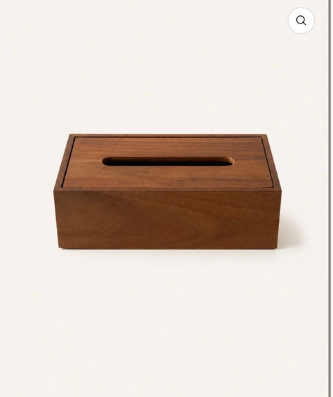 Boîte à mouchoirs en bois d’Acacia - Ena Home