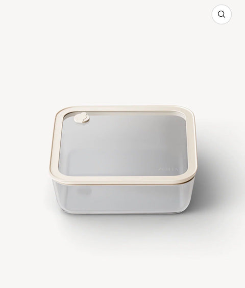 Boîte de conservation ZOHA Beige Transparent - Ena Home