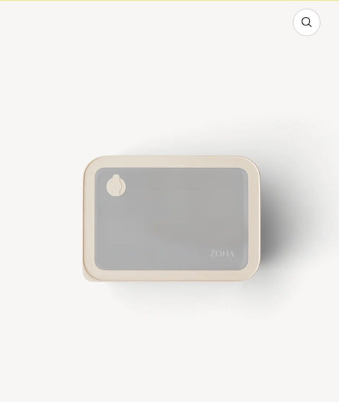 Boîte de conservation ZOHA Beige Transparent - Ena Home