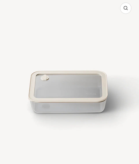 Boîte de conservation ZOHA Beige Transparent - Ena Home