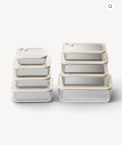 Boîtes de conservation ZOHA Transparent 8 pièces - Ena Home