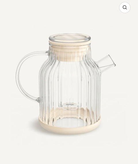 Carafe Stripe / théière en verre 1.5L - Ena Home