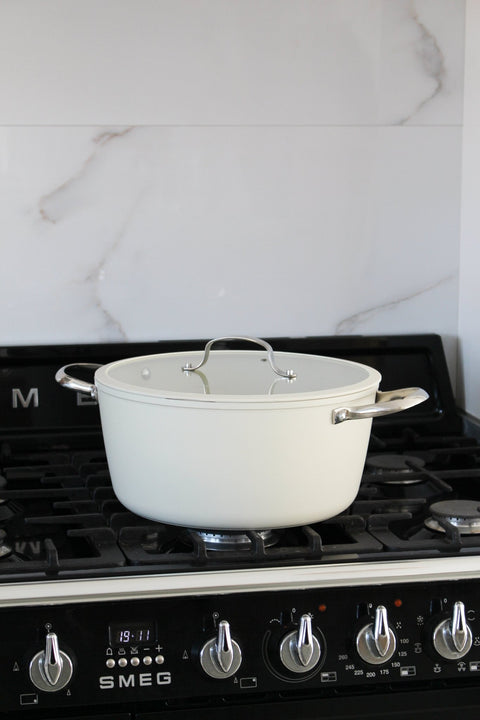 Casserole céramique anti-adhésive avec couvercle - Ena Home