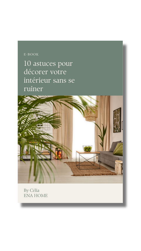 Ebook gratuit "10 astuces déco à petits prix"
