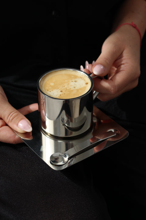 Tasse à café en inox