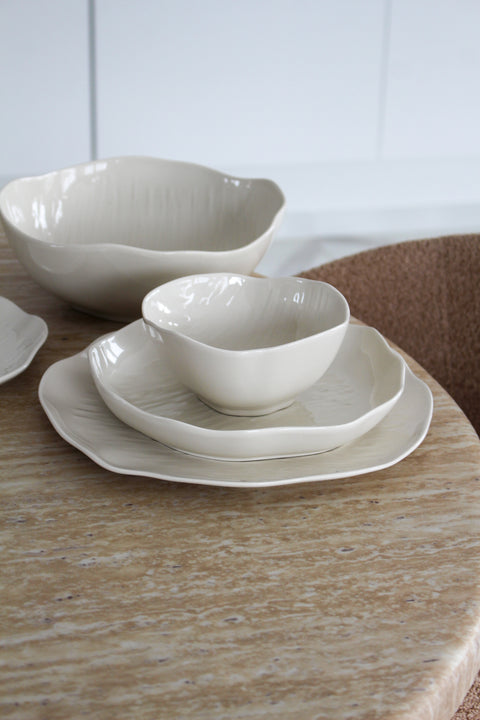 Service à dîner Cermico Beige - 27pcs