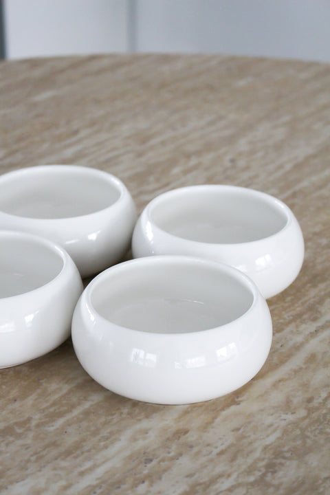 6 Bols Bondy Blancs – Finition Brillante | Ø 10 cm