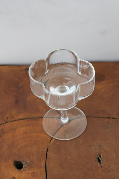 Lot de 6 Verres à Pied Flower – 100 ml