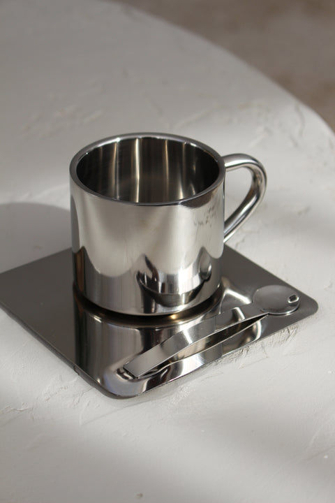 Tasse à café en inox