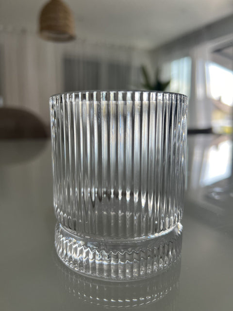 ELYSIA RIFFLE GLAS 220 ml - 2er Set
