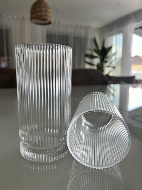 ELYSIA RIFFLE GLASS 460 ml - set of 2