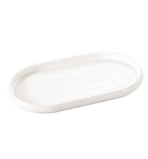 Lot de 2 Assiettes de Service Ovales en Porcelaine – Bondy 26,8 x 16 cm