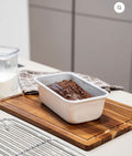 Moule ou Plat à pâtisserie rectangulaire beige | Revêtement Céramique - Ena Home