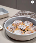 Moule ou Plat à pâtisserie Rond beige | Revêtement Céramique - Ena Home