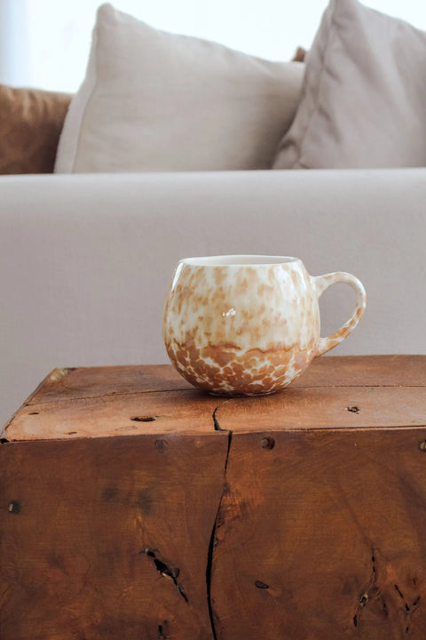 Mug en Grès Émaillé Muggies Ambre – 46 cl