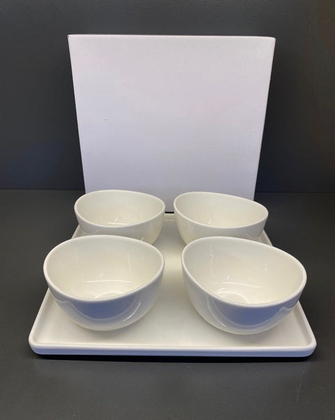 Plat apéritif COLMAR en porcelaine - Ena Home
